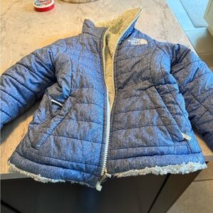 The North Face Kids Quilted Blue Puffer Jacket